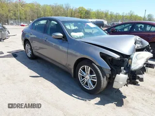 2013 Infiniti G37 x with VIN JN1CV6AR2DM358474, listed as a IAAI auction lot 42052200 with 87,273 mi miles. Bid and sale history available at carsss.com. Image 1.
