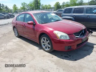 2008 Nissan Maxima 3.5 SL with VIN 1N4BA41E28C802427, listed as a IAAI auction lot 42097377 with 193,282 mi miles. Bid and sale history available at carsss.com. Image 1.