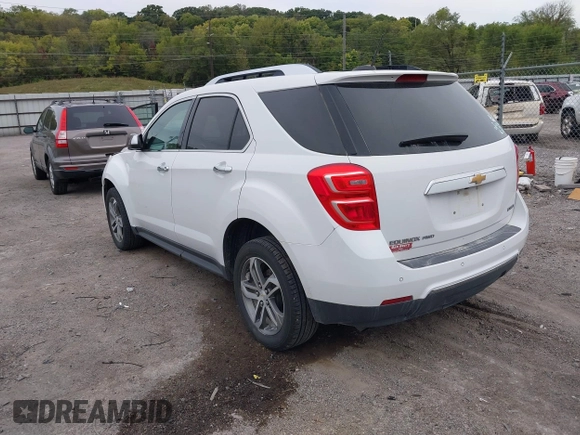 2017 Chevrolet Equinox Premier with VIN 2GNFLGEK3H6351600, listed as a IAAI auction lot 40414109 with 167,441 mi miles. Bid and sale history available at carsss.com. Image 3.