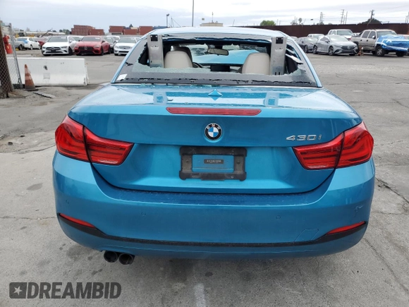 2018 BMW 4 Series 430i with VIN WBA4Z1C54JEC73435, listed as a Copart auction lot 48749835 with Not Provided miles and Salvage Title. Bid and sale history available at DreamBid. Image 6.