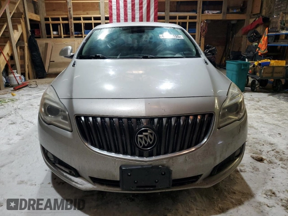 2016 Buick Regal Premium I with VIN 2G4GR5EX2G9168998, listed as a Copart auction lot 44023195 with 140,589 mi miles and Salvage Title. Bid and sale history available at DreamBid. Image 5.