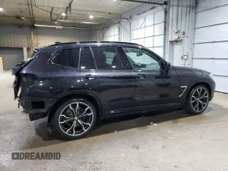 2020 BMW X3 M Competition with VIN 5YMTS0C08L9B65601, listed as a Copart auction lot 69317924 with 52,109 mi miles and Salvage Title. Bid and sale history available at carsss.com. Image 3.