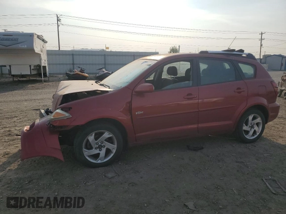2005 Pontiac Vibe with VIN 5Y2SL63865Z421731, listed as a Copart auction lot 70724474 with 208,122 mi miles and Salvage Title. Bid and sale history available at carsss.com. Image 1.
