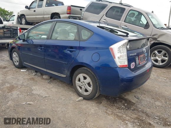 2010 Toyota Prius Four with VIN JTDKN3DU5A1266974, listed as a IAAI auction lot 42143273 with 179,635 mi miles and . Bid and sale history available at DreamBid. Image 3.