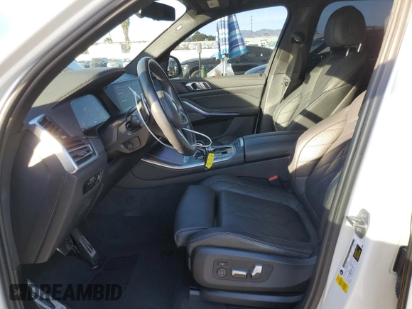 2023 BMW X5 sDrive40i with VIN 5UXCR4C06P9P72139, listed as a Copart auction lot 41875905 with 24,037 mi miles and Salvage Title. Bid and sale history available at carsss.com. Image 7.