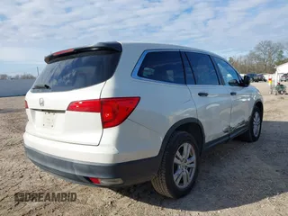 2016 Honda Pilot LX with VIN 5FNYF5H16GB033964, listed as a IAAI auction lot 41607930 with 168,137 mi miles and . Bid and sale history available at DreamBid. Image 4.