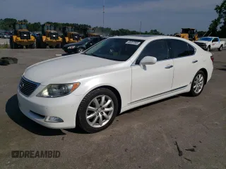 2008 Lexus LS 460 z VIN JTHBL46F185079632, wystawiony jako Copart lot #60207065 z przebiegiem 128 488 mil mil oraz Szkoda całkowita • Salvage title. Historia ofert i sprzedaży dostępna na DreamBid. Obrazek 1.