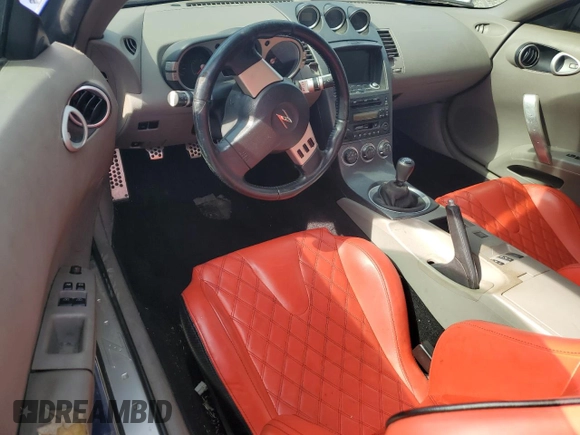 2003 Nissan 350Z Enthusiast with VIN JN1AZ34D43T103517, listed as a Copart auction lot 55512175 with 232,665 mi miles and Salvage Title. Bid and sale history available at carsss.com. Image 8.