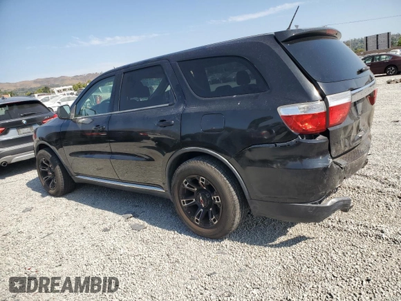 2013 Dodge Durango SXT with VIN 1C4RDHAG4DC687624, listed as a Copart auction lot 62344265 with 157,214 mi miles and Salvage title. Bid and sale history available at DreamBid. Image 2.