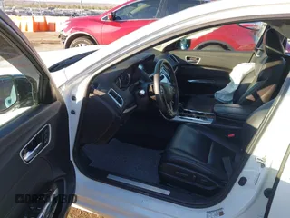 2018 Acura TLX with VIN 19UUB1F32JA000145, listed as a IAAI auction lot 41244292 with 83,254 mi miles. Bid and sale history available at carsss.com. Image 5.