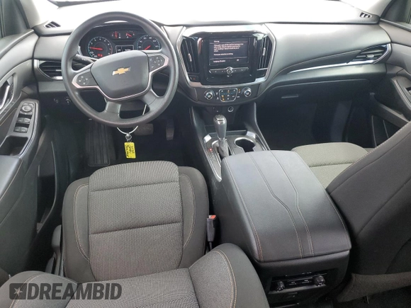2020 Chevrolet Traverse LS with VIN 1GNERFKW7LJ294082, listed as a Copart auction lot 57498095 with 47,760 mi miles and Salvage title. Bid and sale history available at DreamBid. Image 8.