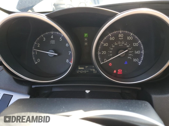 2013 Mazda 3 i SV with VIN JM1BL1TG0D1836891, listed as a Copart auction lot 54193525 with 124,049 mi miles and Salvage title. Bid and sale history available at DreamBid. Image 9.