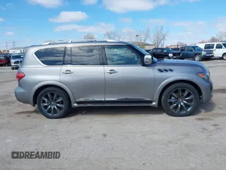 2013 Infiniti QX56 with VIN JN8AZ2NC4D9330559, listed as a IAAI auction lot 41897383 with 1 mi miles. Bid and sale history available at carsss.com. Image 13.