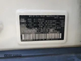 2013 Subaru Outback Premium with VIN 4S4BRBCC1D3222790, listed as a Copart auction lot 59624355 with 116,405 mi miles and Salvage title. Bid and sale history available at DreamBid. Image 13.