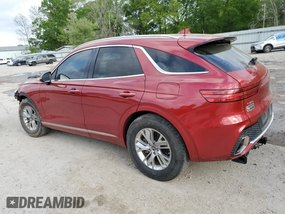 2022 Genesis GV70 2.5T with VIN KMUMADTB3NU035485, listed as a Copart auction lot 51646545 with 70,429 mi miles and Salvage Title. Bid and sale history available at DreamBid. Image 2.