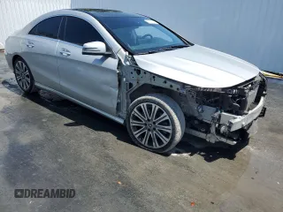 2018 Mercedes-Benz CLA 250 with VIN WDDSJ4EB2JN650465, listed as a Copart auction lot 53834294 with 97,609 mi miles and . Bid and sale history available at DreamBid. Image 4.