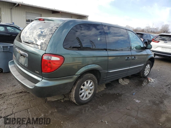 2002 Chrysler Town & Country LXi with VIN 2C8GP54L32R676672, listed as a Copart auction lot 44120565 with 57,090 mi miles and Salvage Title. Bid and sale history available at carsss.com. Image 3.