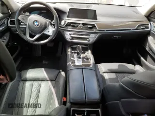 2020 BMW 7 Series 750i xDrive with VIN WBA7U2C03LGM27370, listed as a Copart auction lot 56576775 with Not provided miles and Salvage title. Bid and sale history available at DreamBid. Image 8.