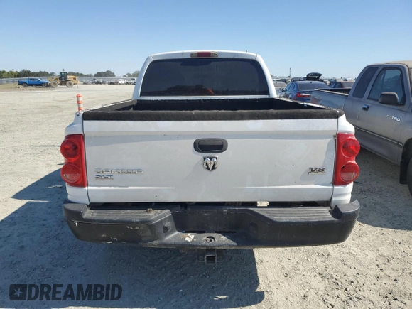 2005 Dodge Dakota SLT with VIN 1D7HW48N65S167540, listed as a Copart auction lot 64076055 with Not provided miles and Clean title. Bid and sale history available at DreamBid. Image 6.