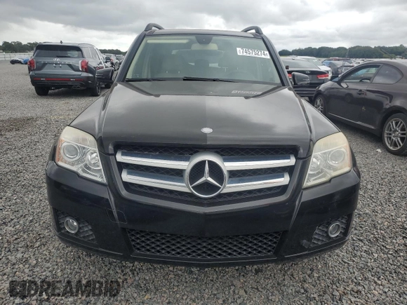 2011 Mercedes-Benz GLK 350 with VIN WDCGG5GB9BF589364, listed as a Copart auction lot 74575274 with Not Provided miles and Salvage Title. Bid and sale history available at DreamBid. Image 5.