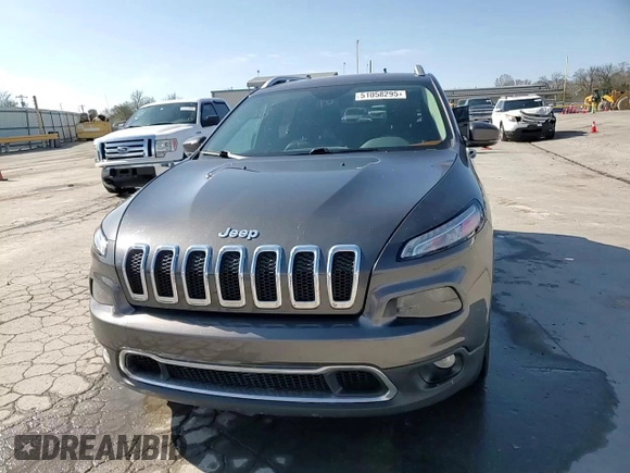 2016 Jeep Cherokee Limited with VIN 1C4PJLDSXGW189742, listed as a Copart auction lot 51058295 with 161,498 mi miles and Salvage Title. Bid and sale history available at carsss.com. Image 14.