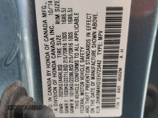 2014 Honda CR-V LX with VIN 2HKRM4H31EH725442, listed as a Copart auction lot 49814905 with 190,297 mi miles and Clean Title. Bid and sale history available at carsss.com. Image 13.