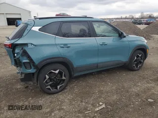 2024 Kia Seltos EX with VIN KNDERCAA0R7544961, listed as a Copart auction lot 49984595 with 36,638 mi miles and Salvage Title. Bid and sale history available at carsss.com. Image 3.