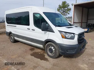 2020 Ford Transit Passenger XL with VIN 1FBAX2C83LKB73618, listed as a IAAI auction lot 41454898 with 46,327 mi miles and . Bid and sale history available at DreamBid. Image 1.