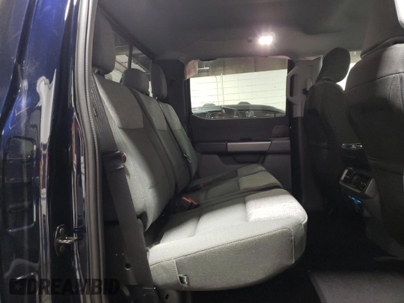 2023 Ford F-150 XL with VIN 1FTEW1EP5PFB04068, listed as a Copart auction lot 57957125 with 40,809 mi miles and Salvage title. Bid and sale history available at DreamBid. Image 10.