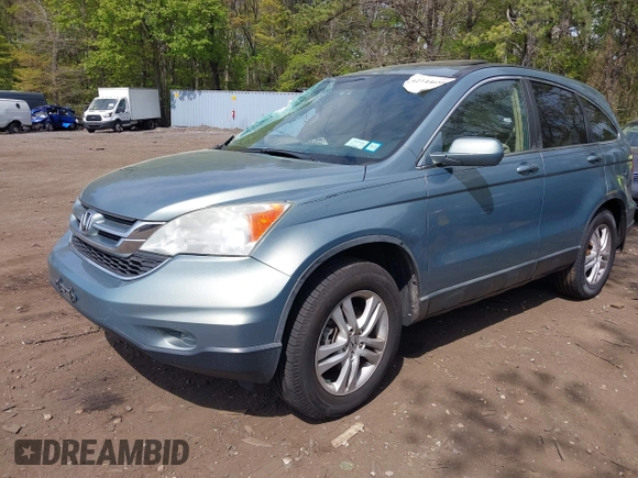 2010 Honda CR-V EX-L with VIN 5J6RE3H72AL015959, listed as a IAAI auction lot 42144680 with 107,345 mi miles and . Bid and sale history available at carsss.com. Image 17.