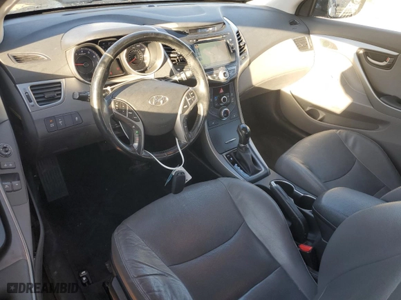 2014 Hyundai Elantra Coupe with VIN KMHDH6AH3EU026122, listed as a Copart auction lot 50590265 with 122,165 mi miles and Salvage Title. Bid and sale history available at carsss.com. Image 8.