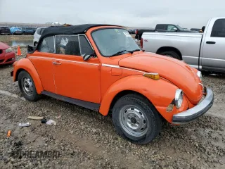 1979 Volkswagen Beetle with VIN 1592042687, listed as a Copart auction lot 87370154 with 50,248 mi miles and Salvage Title. Bid and sale history available at DreamBid. Image 4.