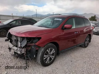 2018 Nissan Pathfinder S с VIN 5N1DR2MM4JC649716, выставлен на аукционе Copart как лот 63110105 с пробегом 69 966 миль миль и Списание • Salvage title. История ставок и продаж доступна на DreamBid. Изображение 1.