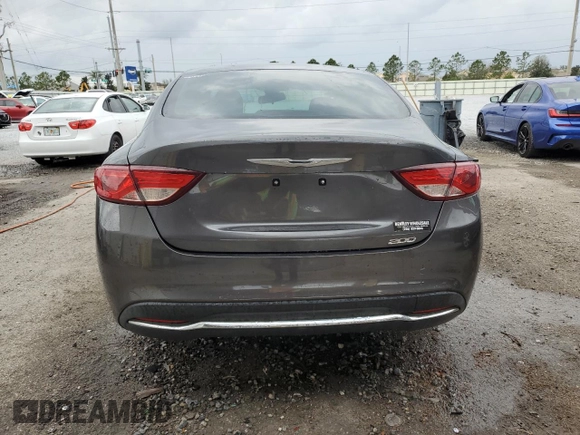 2015 Chrysler 200 Limited with VIN 1C3CCCAB1FN657296, listed as a Copart auction lot 45680515 with 137,457 mi miles and Salvage Title. Bid and sale history available at carsss.com. Image 6.