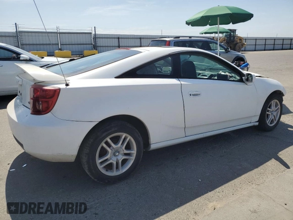 2003 Toyota Celica GT z VIN JTDDR32TX30165929, wystawiony jako Copart lot #59123525 z przebiegiem 222 623 mil mil oraz Szkoda całkowita • Salvage title. Historia ofert i sprzedaży dostępna na DreamBid. Obrazek 3.