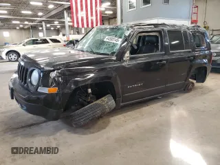 2012 Jeep Patriot Limited with VIN 1C4NJRCB7CD603870, listed as a Copart auction lot 44593145 with 147,676 mi miles and Salvage Title. Bid and sale history available at carsss.com. Image 1.