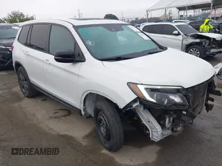 2021 Honda Passport EX-L with VIN 5FNYF7H58MB008459, listed as a IAAI auction lot 41920918 with 72,353 mi miles and . Bid and sale history available at carsss.com. Image 1.