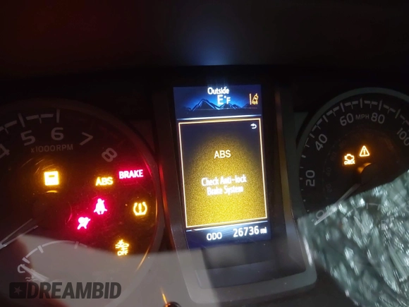 2023 Toyota Tacoma SR with VIN 3TMCZ5ANXPM652495, listed as a IAAI auction lot 42375230 with 26,736 mi miles and . Bid and sale history available at DreamBid. Image 7.