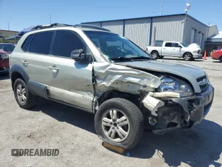 2006 Hyundai Tucson GLS with VIN KM8JN12DX6U375256, listed as a Copart auction lot 58896804 with 134,037 mi miles and Salvage Title. Bid and sale history available at carsss.com. Image 4.