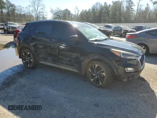 2019 Hyundai Tucson Sport with VIN KM8J33AL1KU049169, listed as a Copart auction lot 45526535 with 113,948 mi miles and Salvage Title. Bid and sale history available at carsss.com. Image 4.