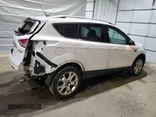 2016 Ford Escape Titanium with VIN 1FMCU9J93GUB78230, listed as a Copart auction lot 51661025 with 98,515 mi miles and Salvage Title. Bid and sale history available at DreamBid. Image 3.