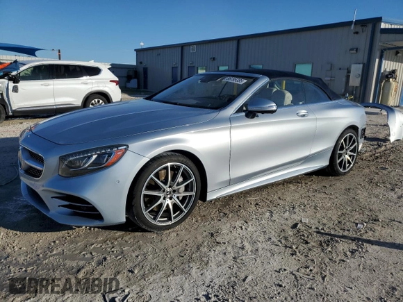 2019 Mercedes-Benz S-Class S 560 with VIN WDDXK8DB0KA040259, listed as a Copart auction lot 88785385 with 51,089 mi miles and Non Repairable. Bid and sale history available at carsss.com. Image 1.
