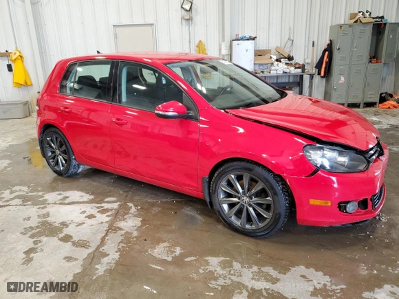 2013 Volkswagen Golf TDI w/Sunroof & Nav with VIN WVWNM7AJ0DW129899, listed as a Copart auction lot 51667605 with 92,304 mi miles and Clean Title. Bid and sale history available at carsss.com. Image 4.