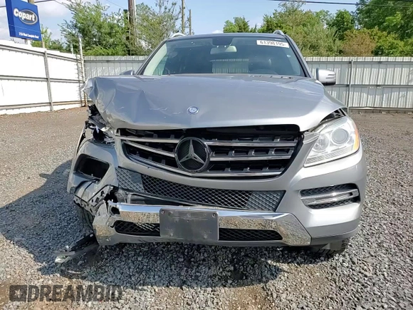 2013 Mercedes-Benz M 350 with VIN 4JGDA5HB2DA226683, listed as a Copart auction lot 61398195 with 67,753 mi miles and Salvage title. Bid and sale history available at DreamBid. Image 14.