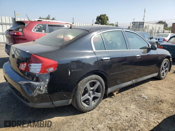2003 Infiniti G35 w/Leather with VIN JNKCV51E93M313940, listed as a Copart auction lot 65704024 with 132,397 mi miles and Salvage Title. Bid and sale history available at carsss.com. Image 3.