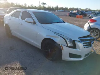 2014 Cadillac ATS Standard RWD z VIN 1G6AA5RA7E0128501, wystawiony jako IAAI lot #41780110 z przebiegiem 78 367 mil mil oraz . Historia ofert i sprzedaży dostępna na DreamBid. Obrazek 1.