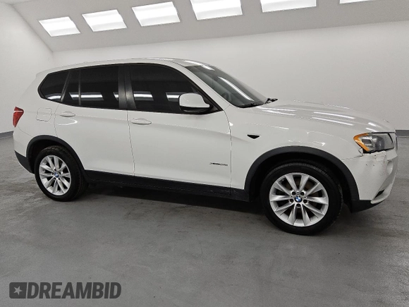 2013 BMW X3 xDrive28i with VIN 5UXWX9C59D0A15010, listed as a Copart auction lot 50263395 with 139,373 mi miles and Clean Title. Bid and sale history available at DreamBid. Image 4.