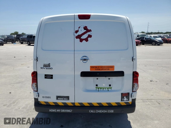 2021 Nissan NV200 SV with VIN 3N6CM0KN8MK697939, listed as a Copart auction lot 56544775 with 38,809 mi miles and Salvage title. Bid and sale history available at DreamBid. Image 6.