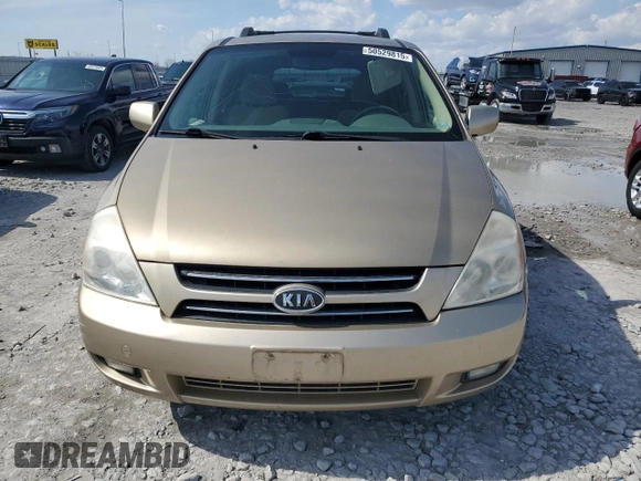 2006 Kia Sedona LX with VIN KNDMB233X66073539, listed as a Copart auction lot 50529815 with 172,896 mi miles and Salvage Title. Bid and sale history available at carsss.com. Image 5.