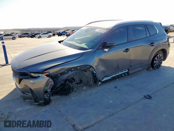 2025 Mazda CX-50 S Preferred with VIN 7MMVABBMXSN329678, listed as a Copart auction lot 47362575 with 4,517 mi miles and Salvage Title. Bid and sale history available at carsss.com. Image 1.